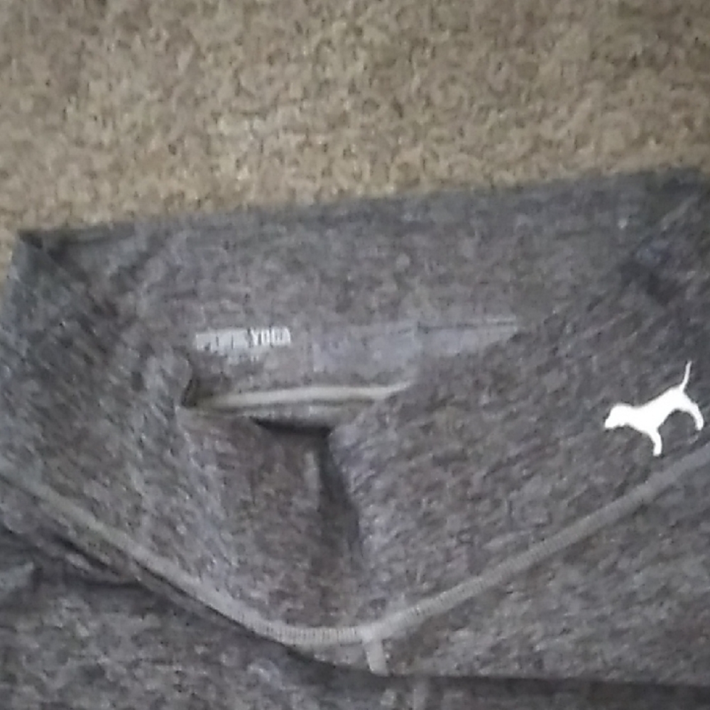 PINK Victoria's Secret Gray Heathered Leggings